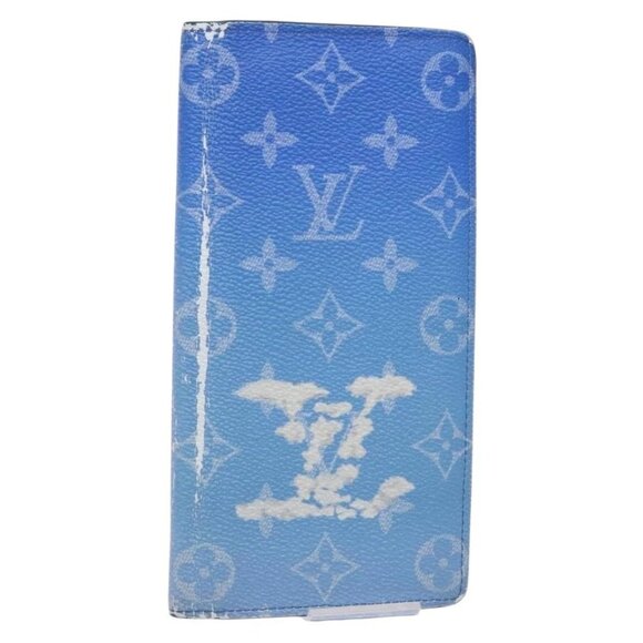 LOUIS VUITTON Monogram Clouds Portefeuille Braza Long Wallet M69680 Auth 139617 - Picture 1 of 16